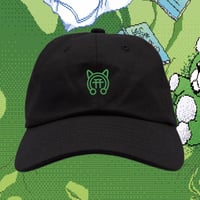 NYANTAKO Septum logo Cap　BLACK