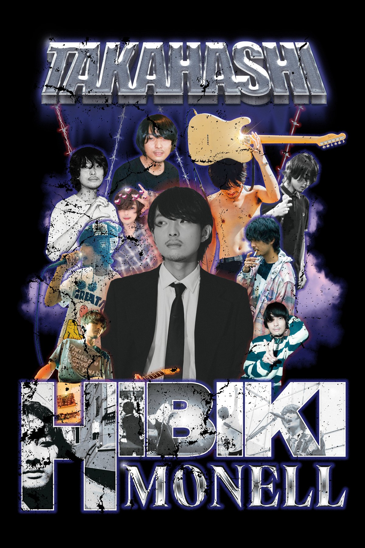 サイン入り Cody·Lee 高橋響TAKAHASHI HIBIKI tシャツ TAKAHASHI HIBIKI Tee Ⅱ | 幽幻怪社件-KUDAN-『件らNightファ