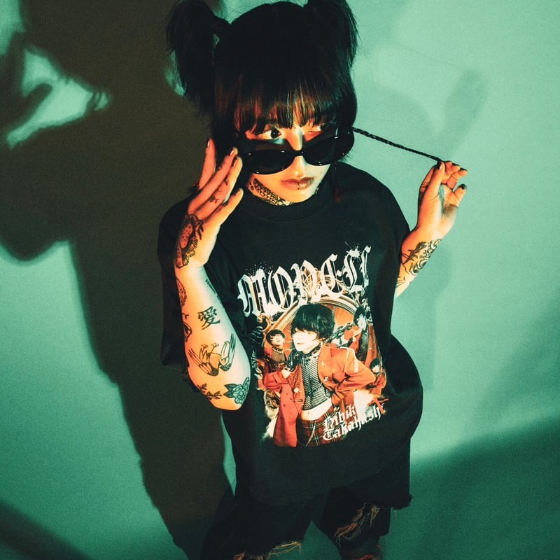 monell V-Kei Distressed Tee | 幽幻怪社件-KUDAN-『件らNi