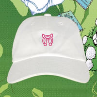 NYANTAKO Septum logo Cap　White