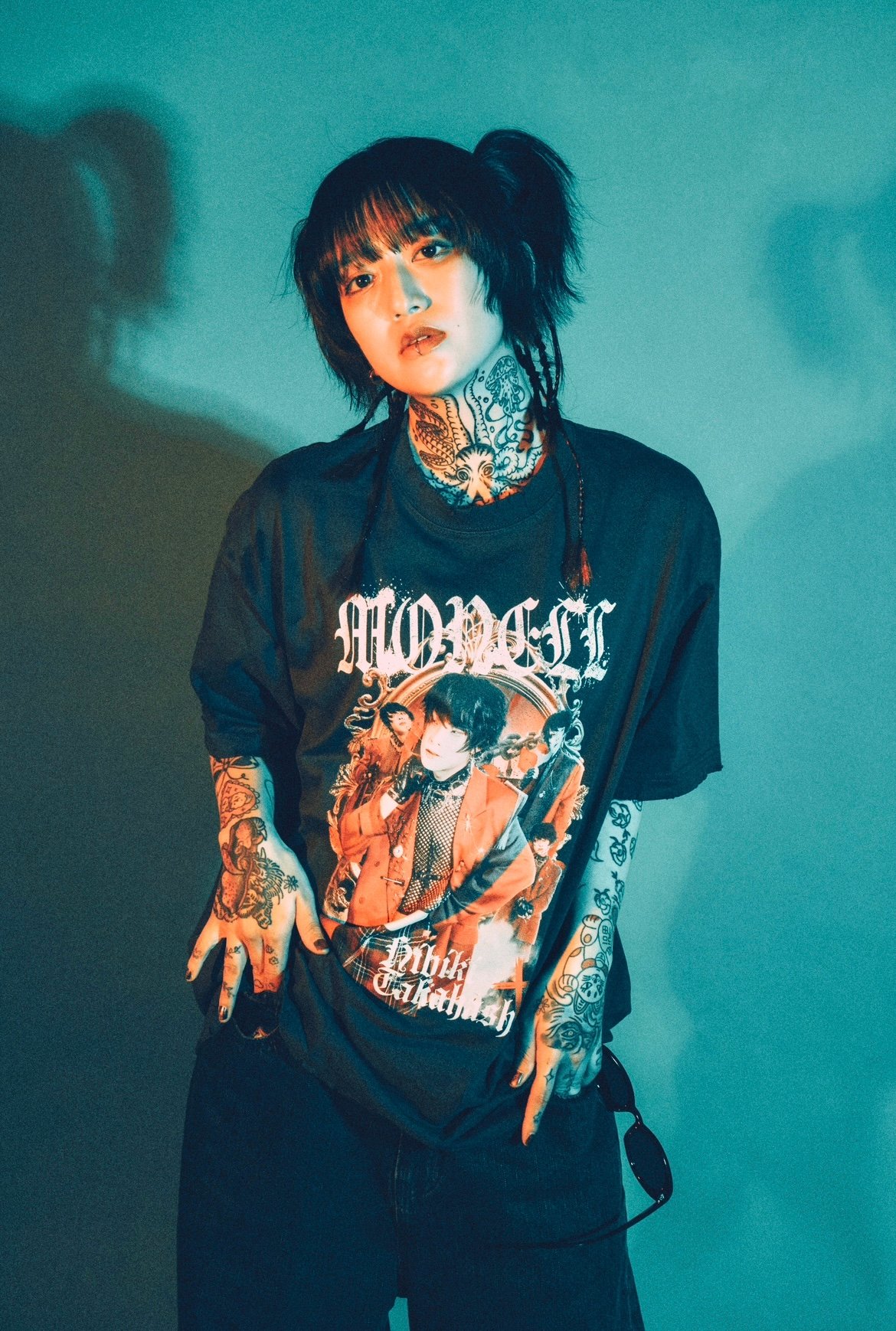 monell V-Kei Distressed Tee | 幽幻怪社件-KUDAN-『件らNi