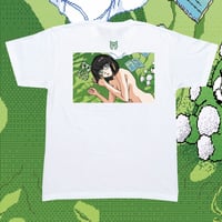 NYANTAKO×KDN Naked girl T-shirts　White