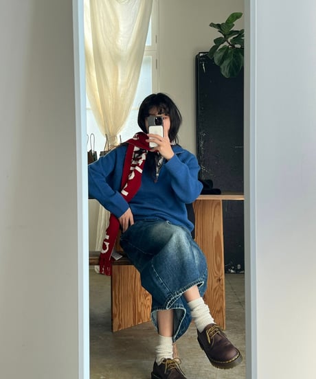 WOOL ZIP KNIT（2color!）
