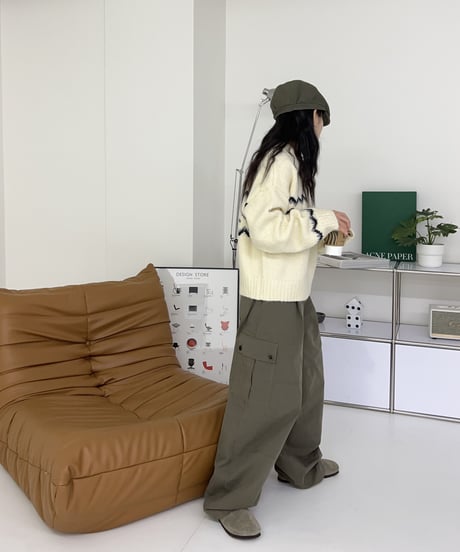 MILITARY WIDE CARGO PANTS