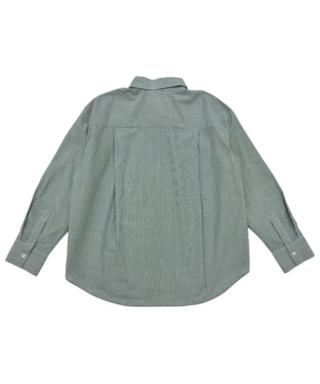 STRIPED COTTON SHIRT（2color!）