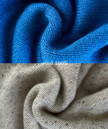 WOOL ZIP KNIT（2color!）