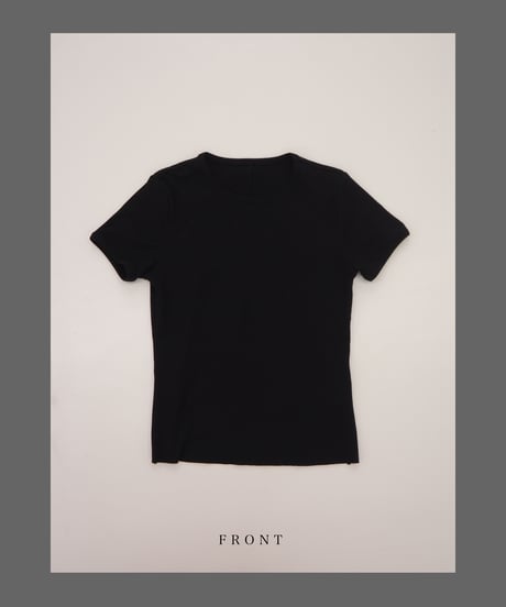 BASIC RIB FIT T-SHIRT