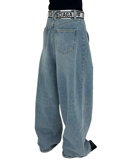 WASHED WIDE DENIM