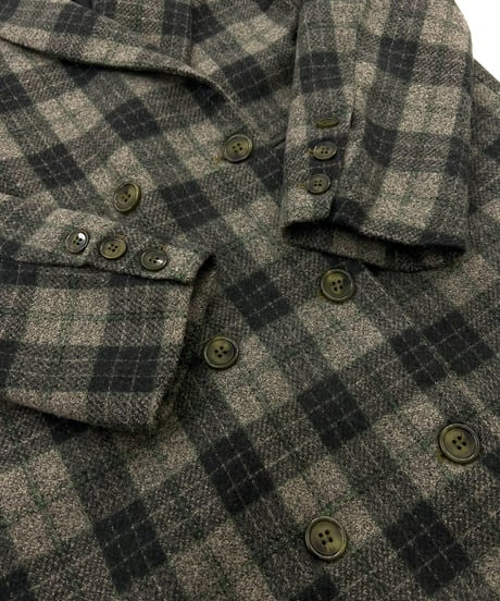 ［Restock］CHECK WOOL COAT