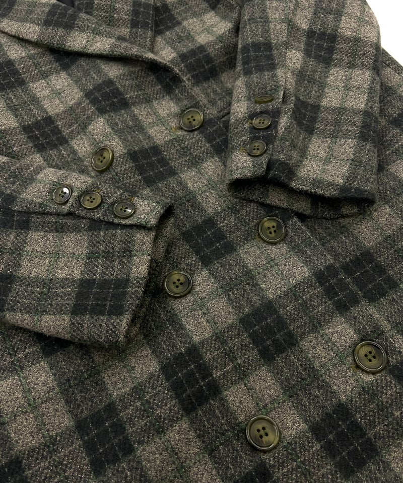 Restock］CHECK WOOL COAT | 10llllllllll