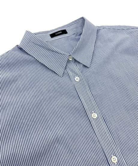 STRIPED COTTON SHIRT（2color!）