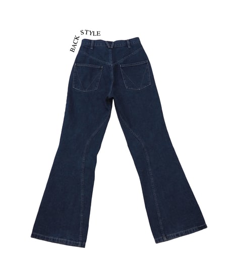 TWISTED SEAM FLARE DENIM