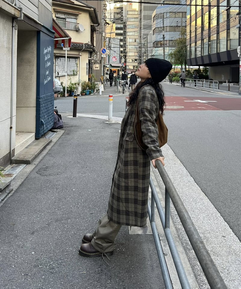 Restock］CHECK WOOL COAT | 10llllllllll