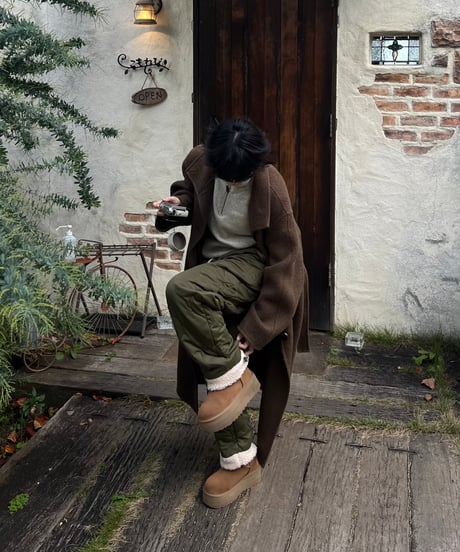 ALMOND LONG COAT