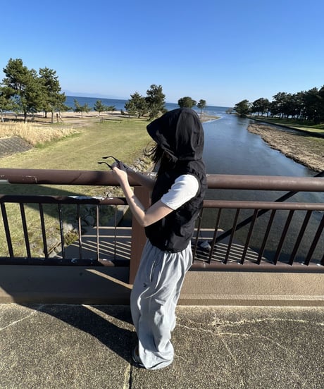 WIDE LOGO PANTS 'light gray