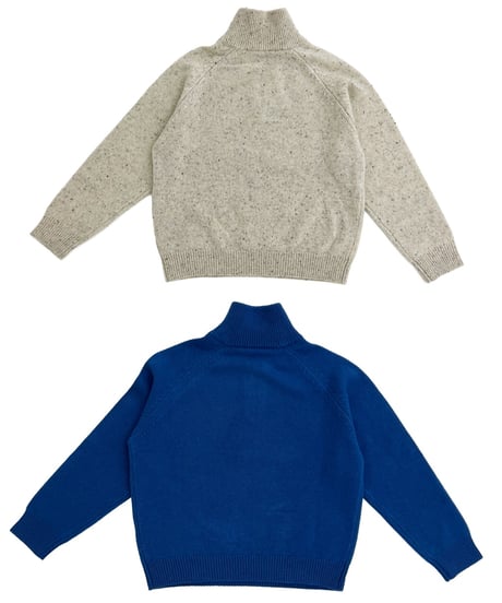 WOOL ZIP KNIT（2color!）