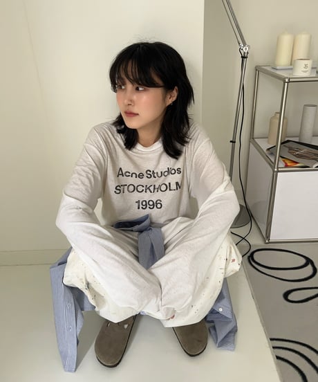 STRIPED COTTON SHIRT（2color!）
