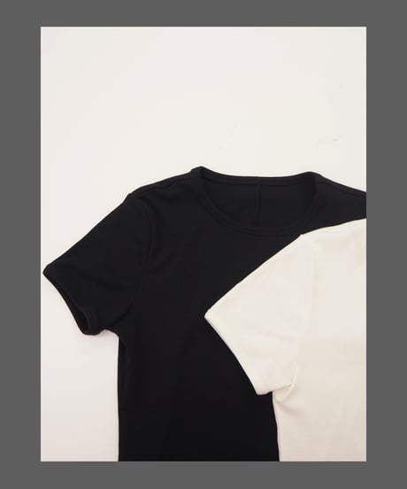BASIC RIB FIT T-SHIRT