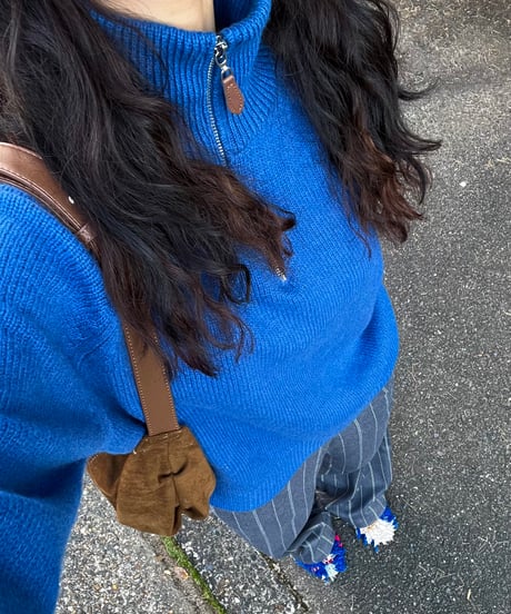 WOOL ZIP KNIT（2color!）