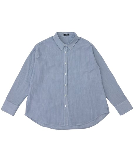 STRIPED COTTON SHIRT（2color!）