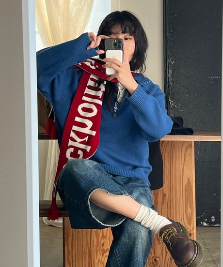 WOOL ZIP KNIT（2color!）