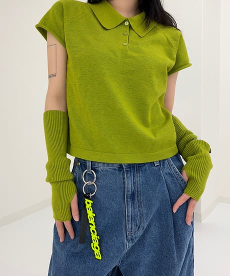 ARM WARMER KNIT POLO（2color）