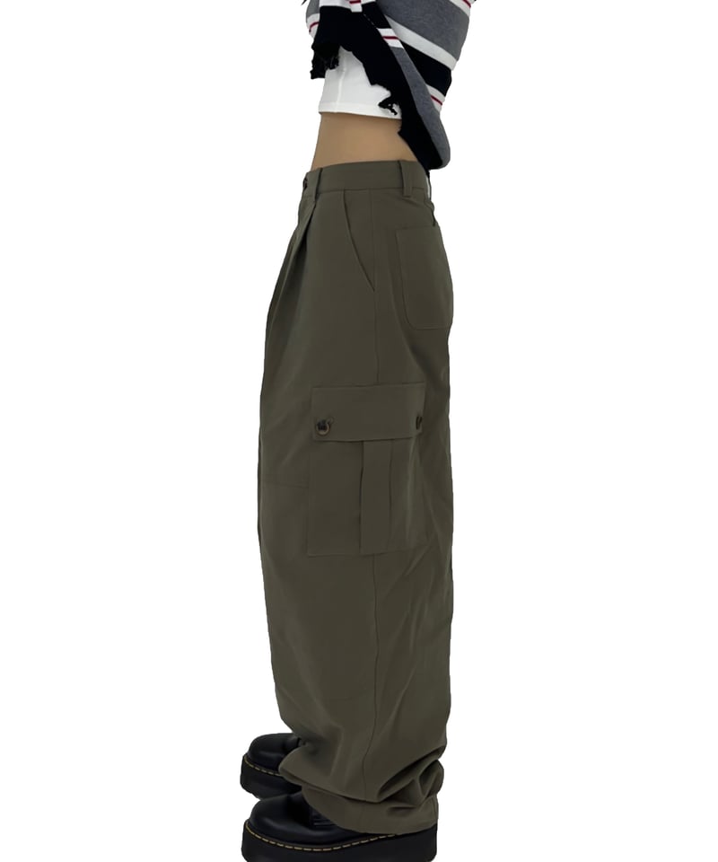 MILITARY WIDE CARGO PANTS | 10llllllllll