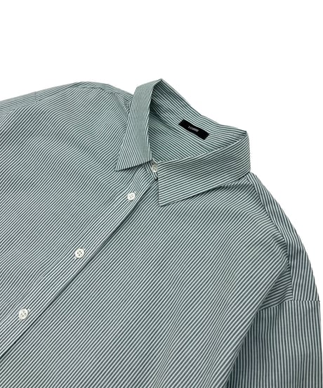 STRIPED COTTON SHIRT（2color!）