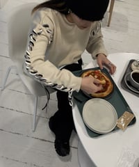 STRING CREW NECK KNIT（2color）
