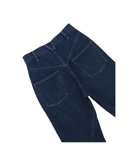TWISTED SEAM FLARE DENIM