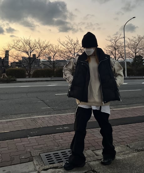 STRING CREW NECK KNIT（2color）
