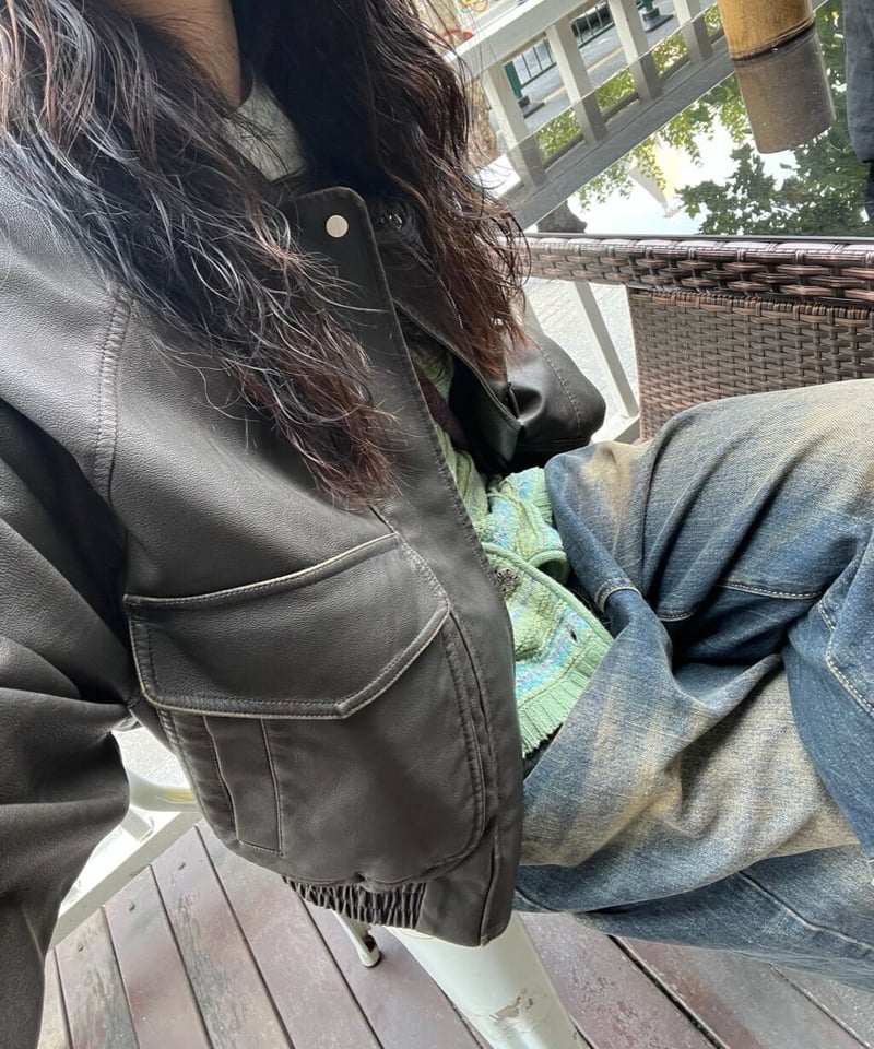 VINTAGE LEATHER BLOUSON（2color!） | 10llllllllll