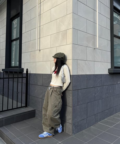 MILITARY WIDE CARGO PANTS