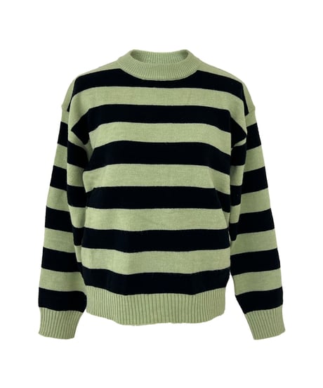 MINT STRIPED SWEATER