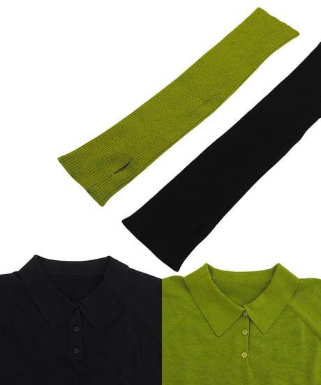 ARM WARMER KNIT POLO（2color）