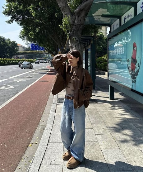 VINTAGE LEATHER BLOUSON（2color!）