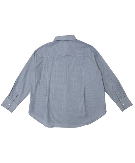 STRIPED COTTON SHIRT（2color!）
