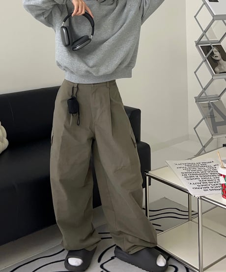 MILITARY WIDE CARGO PANTS