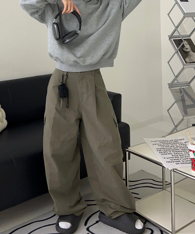 MILITARY WIDE CARGO PANTS | 10llllllllll