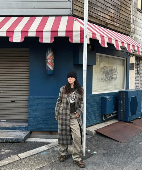 ［Restock］CHECK WOOL COAT