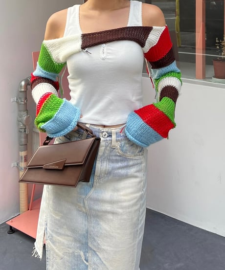 COLORFUL KNITTING BOLERO