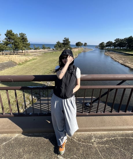 WIDE LOGO PANTS 'light gray