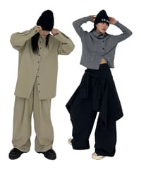UNTRIMMED LOOSE FIT CO-ORD（2color）