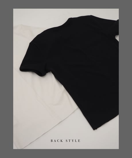 BASIC RIB FIT T-SHIRT