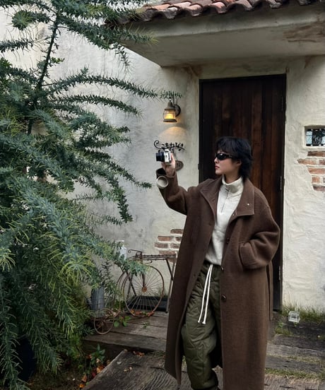 ALMOND LONG COAT