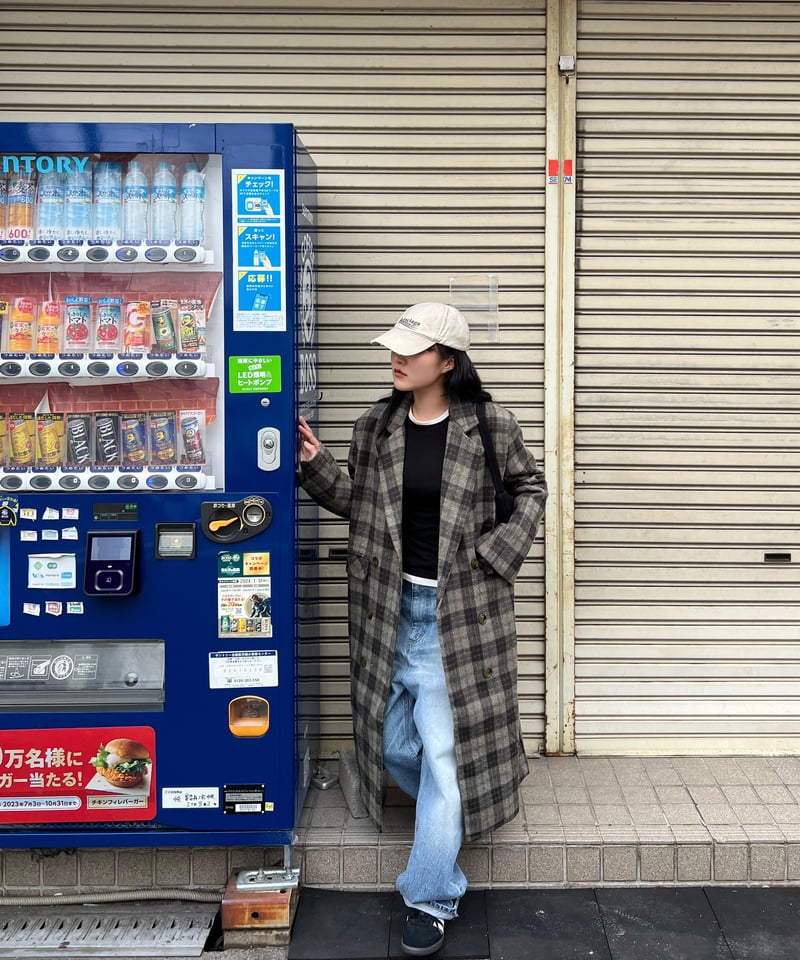 Restock］CHECK WOOL COAT | 10llllllllll