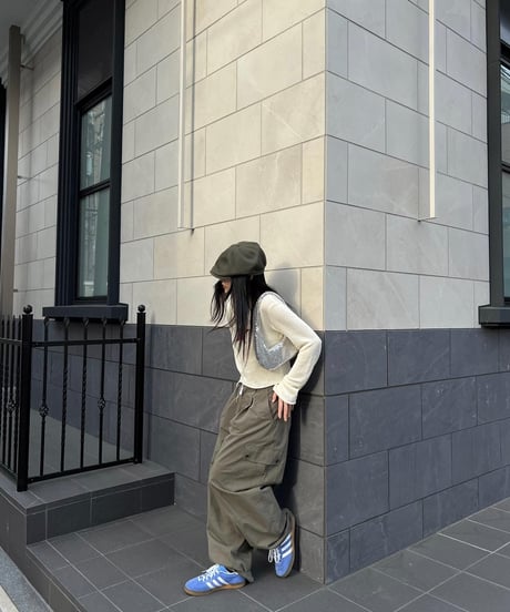 MILITARY WIDE CARGO PANTS