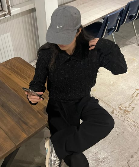 COLLAR NEP KNIT