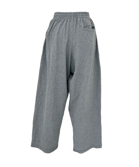 WIDE LOGO PANTS 'light gray