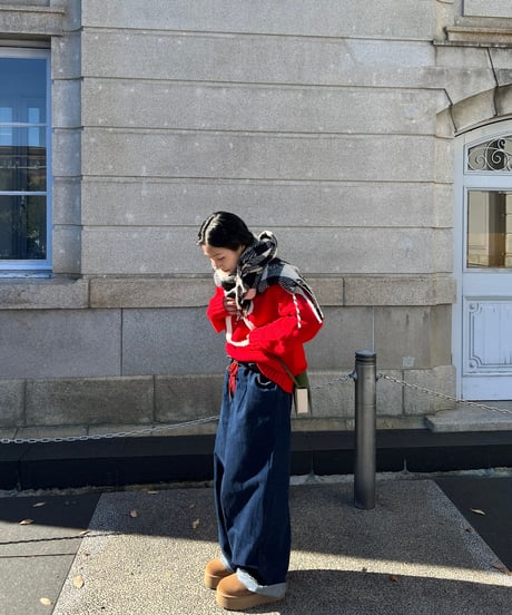 RED CORD DENIM